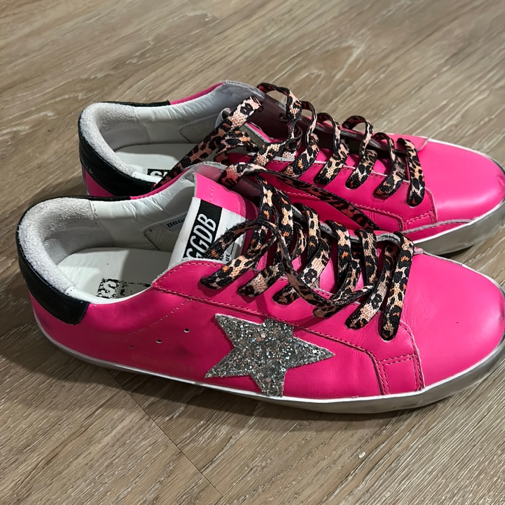 Pink Star Sneakers